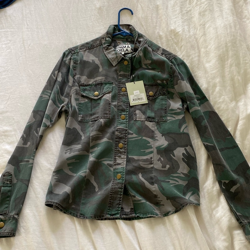 Army print long sleeve